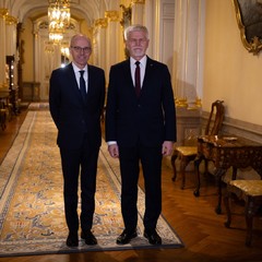 Setkání prezidenta republiky s panem Lucem Friedenem, předsedou vlády Lucemburského velkovévodství, státní návštěva Lucemburského velkovévodství, Lucembursko, 29.2. 2024, foto: Zuzana Bönisch 